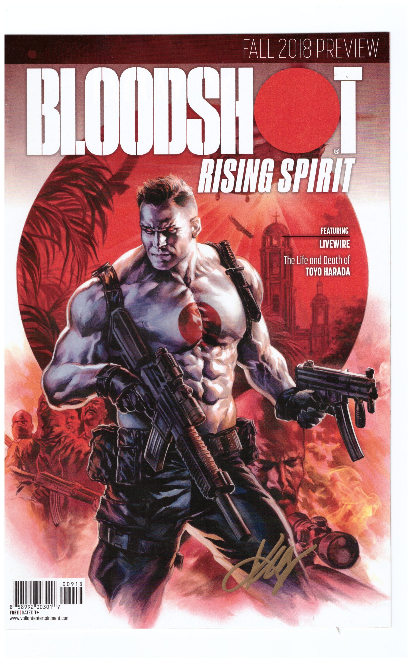 Bloodshot: Rising Spirit Fall 2018 Preview signé