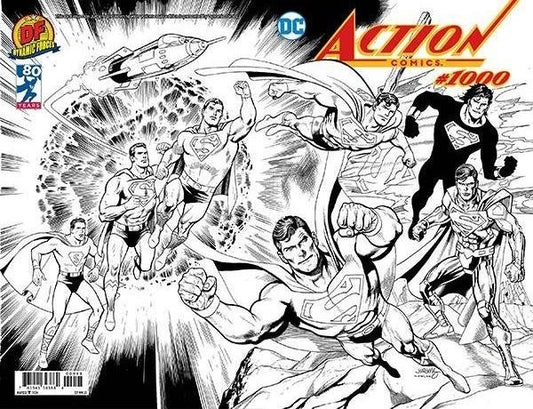Action Comics (2016) #1000 - DF B&W Variant