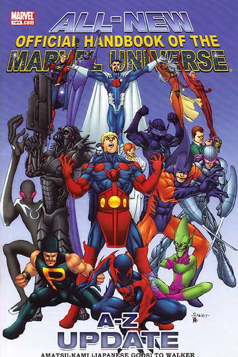 Tout nouveau manuel officiel de la mise à jour #1 de l'univers Marvel AZ