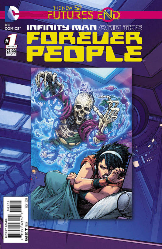 Infinity Man & the Forever People Futures End 1-Shot - Lenticular Cover
