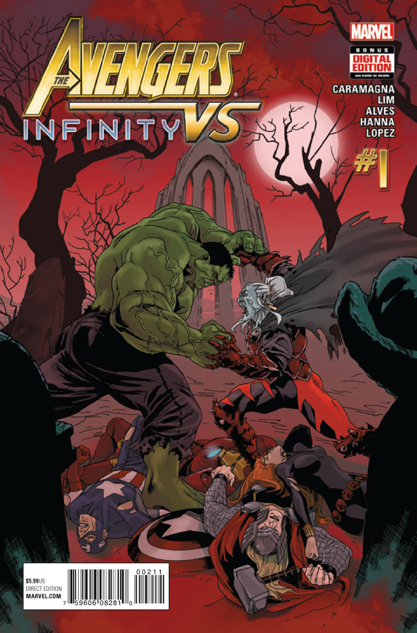 Avengers vs Infinity #1 - Dracula Cover