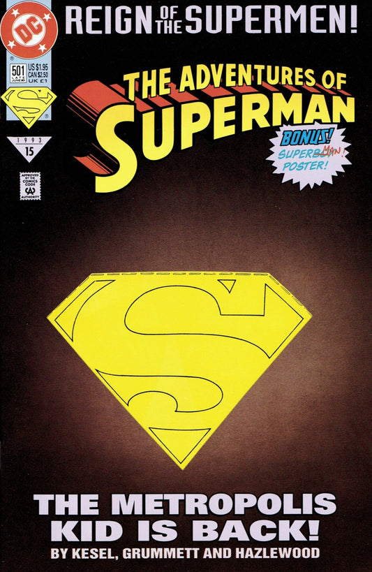 Les Aventures de Superman #501 - Découpé