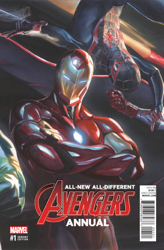 La toute nouvelle couverture annuelle n ° 1 B de All-Different Avengers