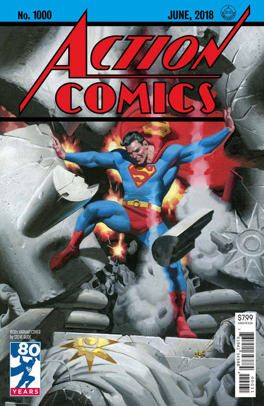 Action Comics (2016) # 1000 - Variante des années 1930