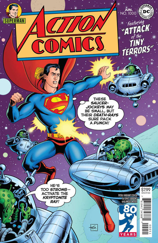 Action Comics (2016) # 1000 - Variante des années 1950