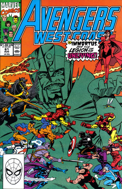Vengeurs de la côte ouest (1985) # 61