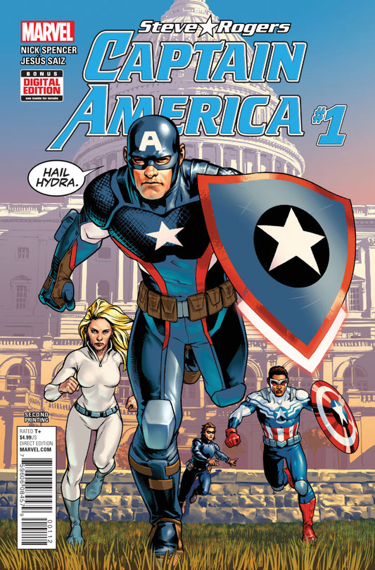 Captain America : Steve Rogers #1 - 2e impression