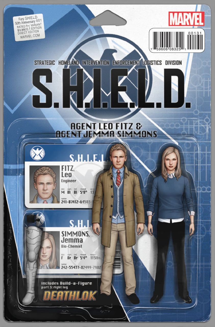 Fury: SHIELD 50th Anniversary #1 (2015) Action Figure Variant