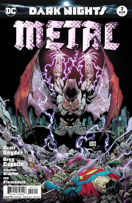 Dark Nights: Metal #3 (2017) 1st Print Foil Cover