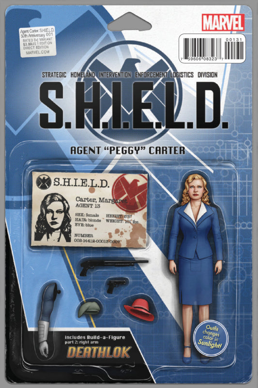 Agent Carter SHIELD 50th Anniversary #1 (2015) Action Figure Variant