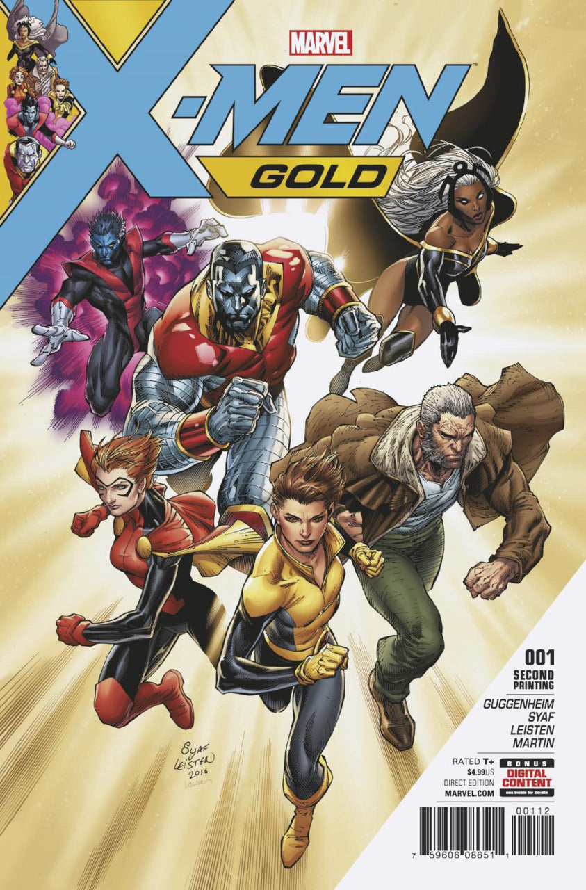 X-Men Gold # 1 2e impression