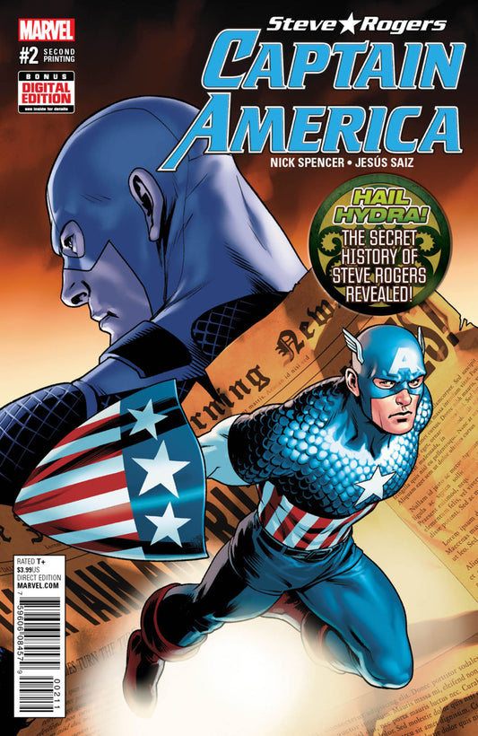 Captain America : Steve Rogers #2 - 2e impression