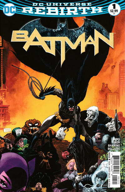 Batman (2016) #1 B Couverture