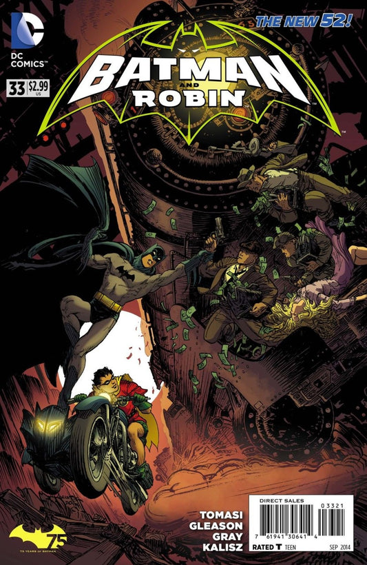 Batman et Robin (2011) #33 - Batman 75e variante