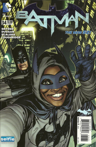 Batman (2011) #34 Selfie Cover