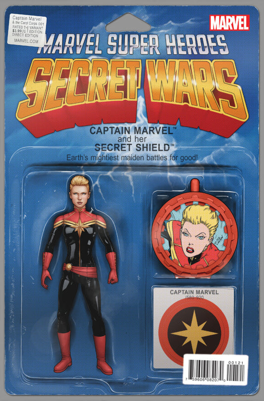 Captain Marvel Carol Corps #1 (2015) Action Figure Variant