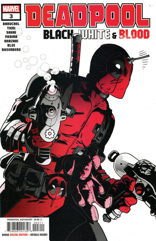 Deadpool Black White and Blood #3