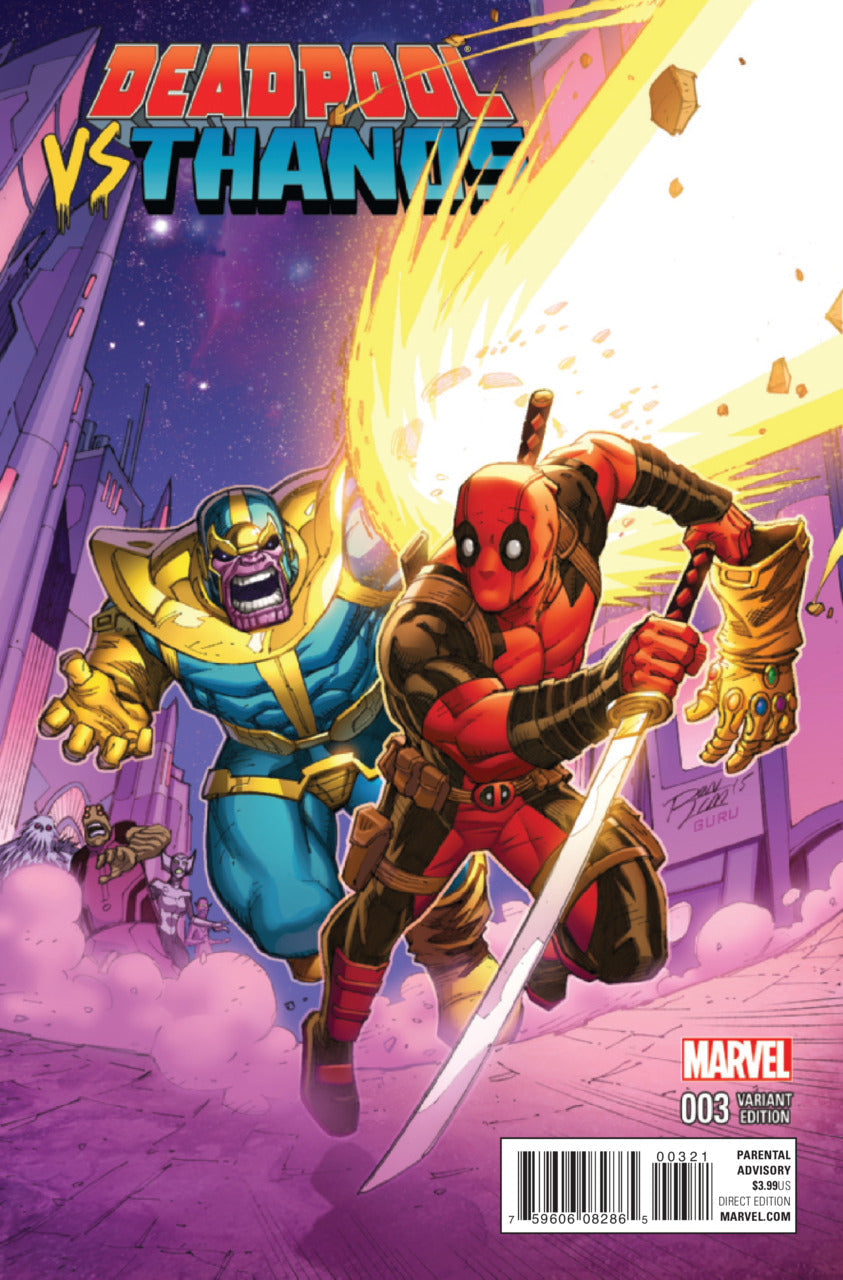 Deadpool vs Thanos #3 Cover B