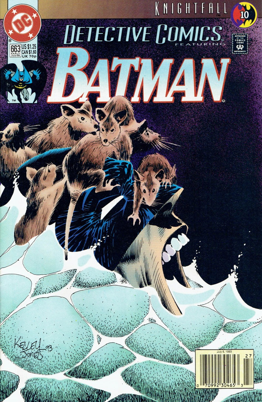 Detective Comics #663 Newsstand