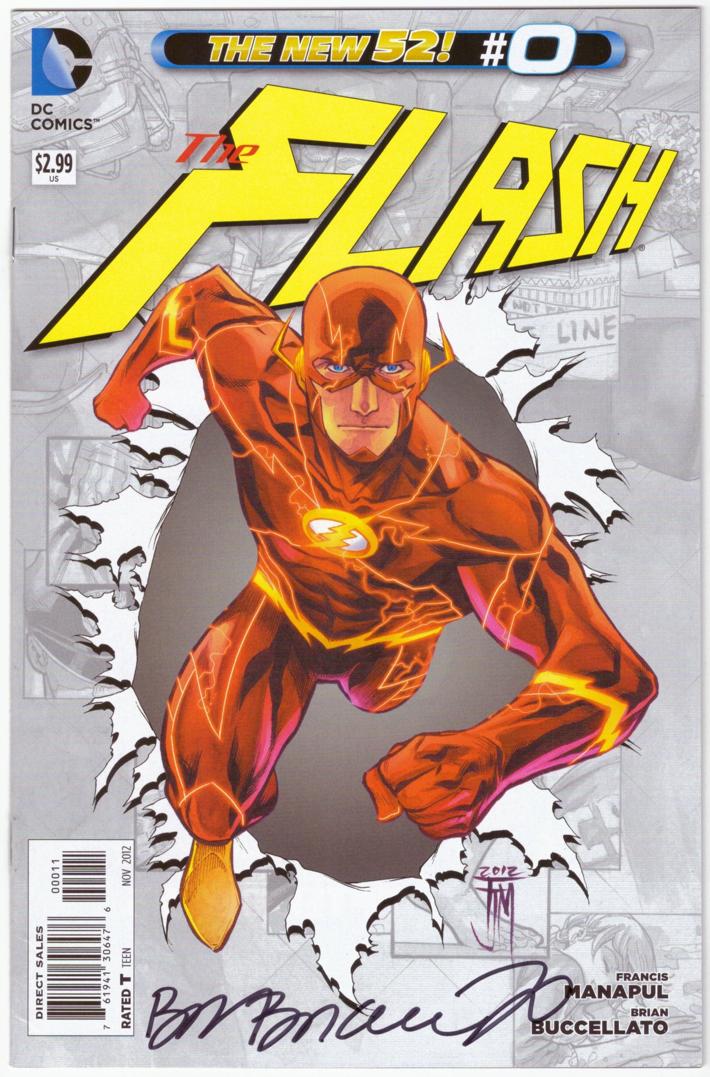 Flash (2011) #0 - Signé