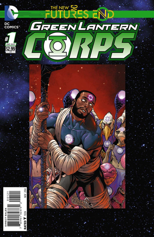 Green Lantern Corps (2011) Futures End 1-Shot - Couverture lenticulaire