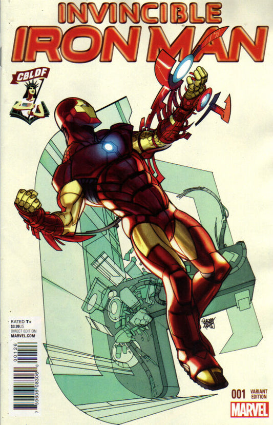 Invincible Iron Man (2015) #1 CBLDF Variant