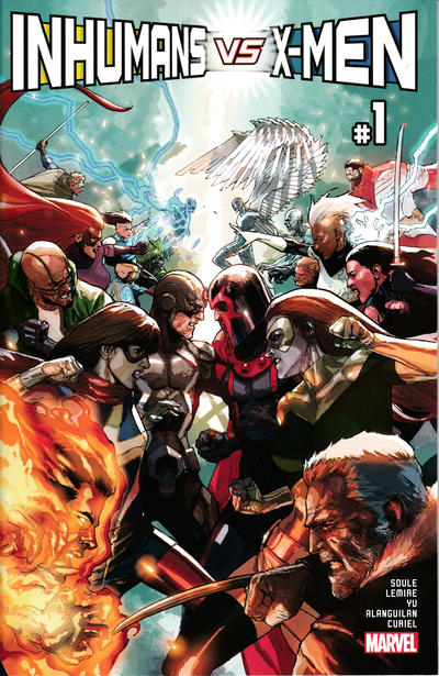 Inhumans vs X-Men (2017) Full 7x Issue Set