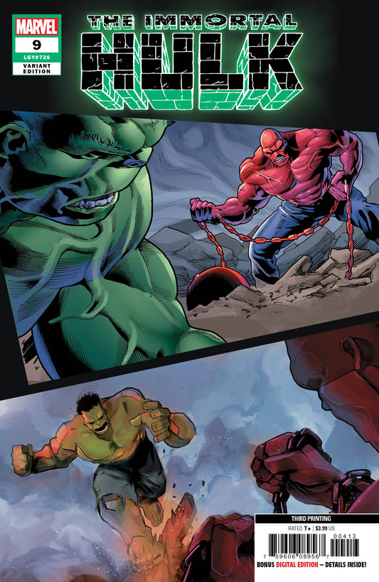 Immortel Hulk # 9 - 3e tirage