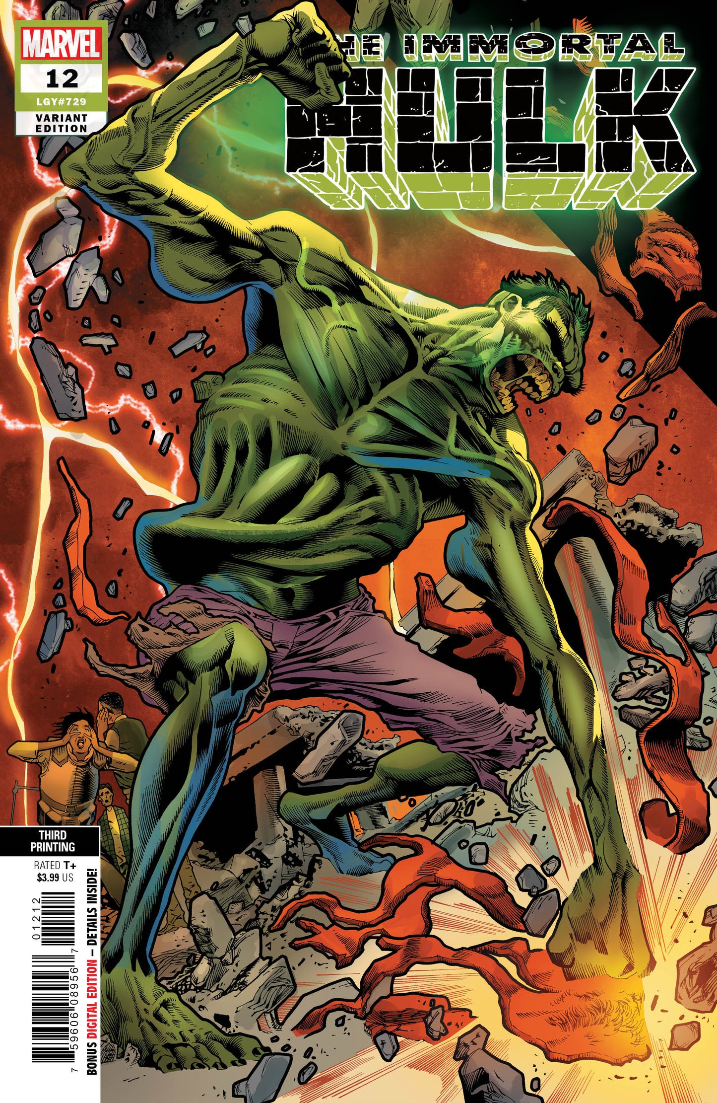 Immortel Hulk # 12 - 3e tirage