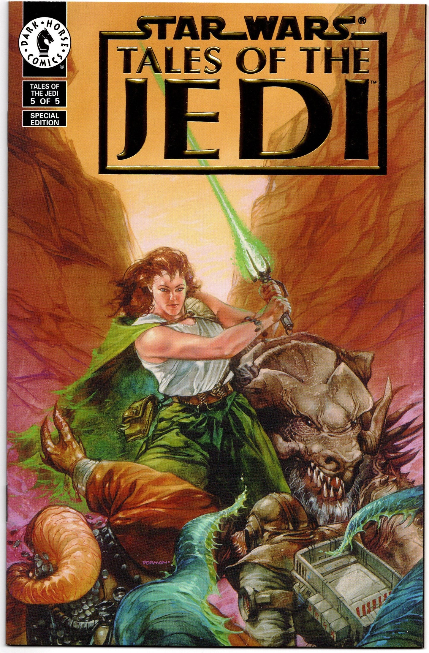 Star Wars Tales of the Jedi #5 - Édition feuille d'or