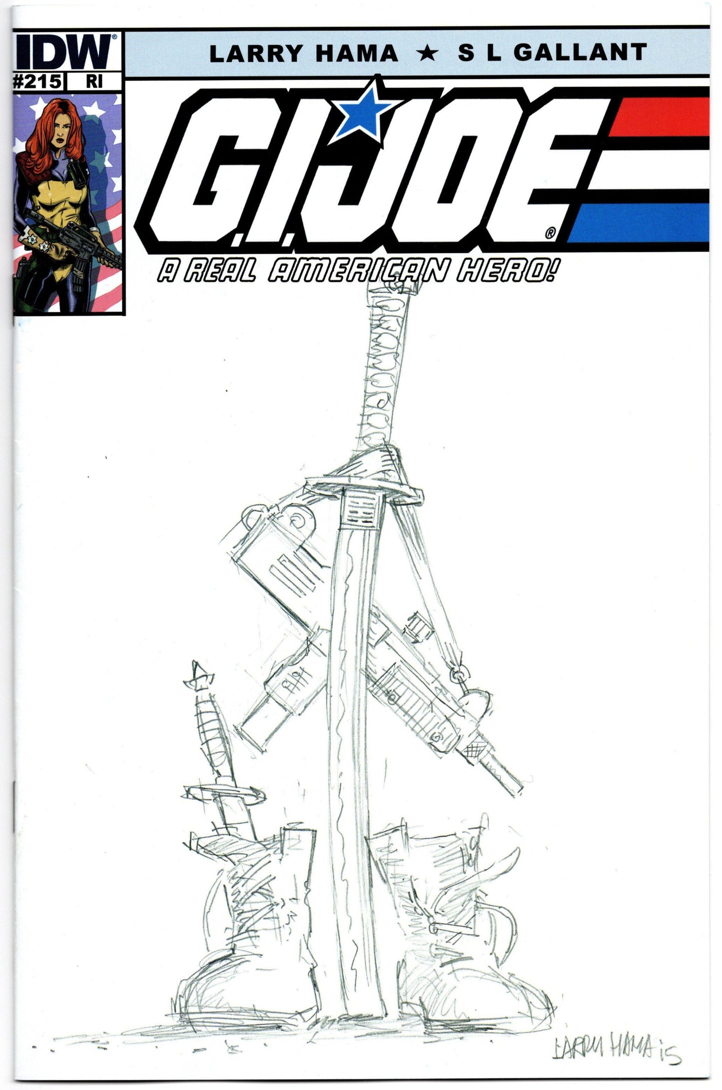 GI Joe Real American Hero (2010) #215 RI Variant