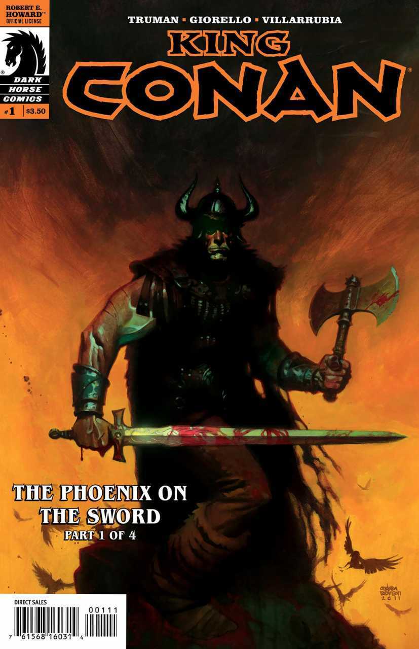 King Conan Phoenix sur l'épée 4x Set