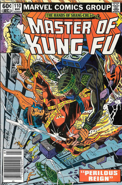 Master of Kung Fu (1974) #110 Newsstand