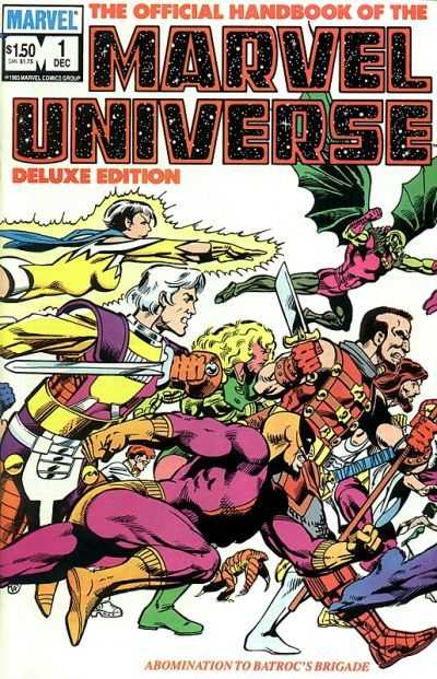 Manuel officiel de l'édition Deluxe de l'univers Marvel (1985) 20x Set