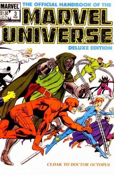 Manuel officiel de l'édition Deluxe de l'univers Marvel (1985) 20x Set