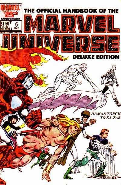 Manuel officiel de l'édition Deluxe de l'univers Marvel (1985) 20x Set