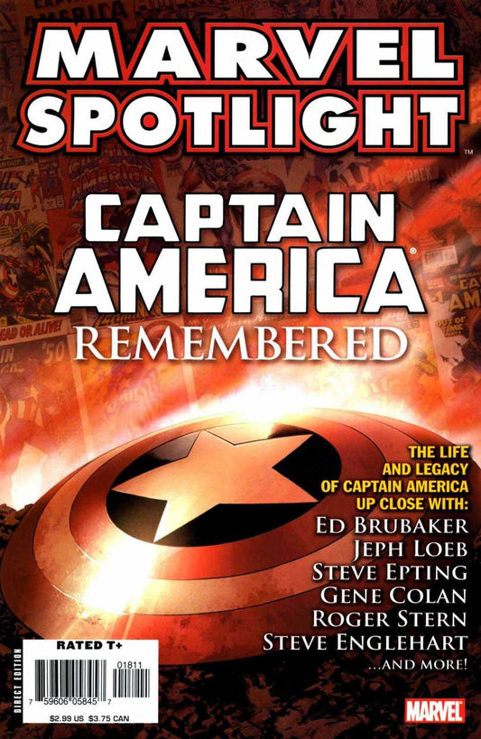 Pleins feux sur Marvel : Captain America Remembered 1-Shot