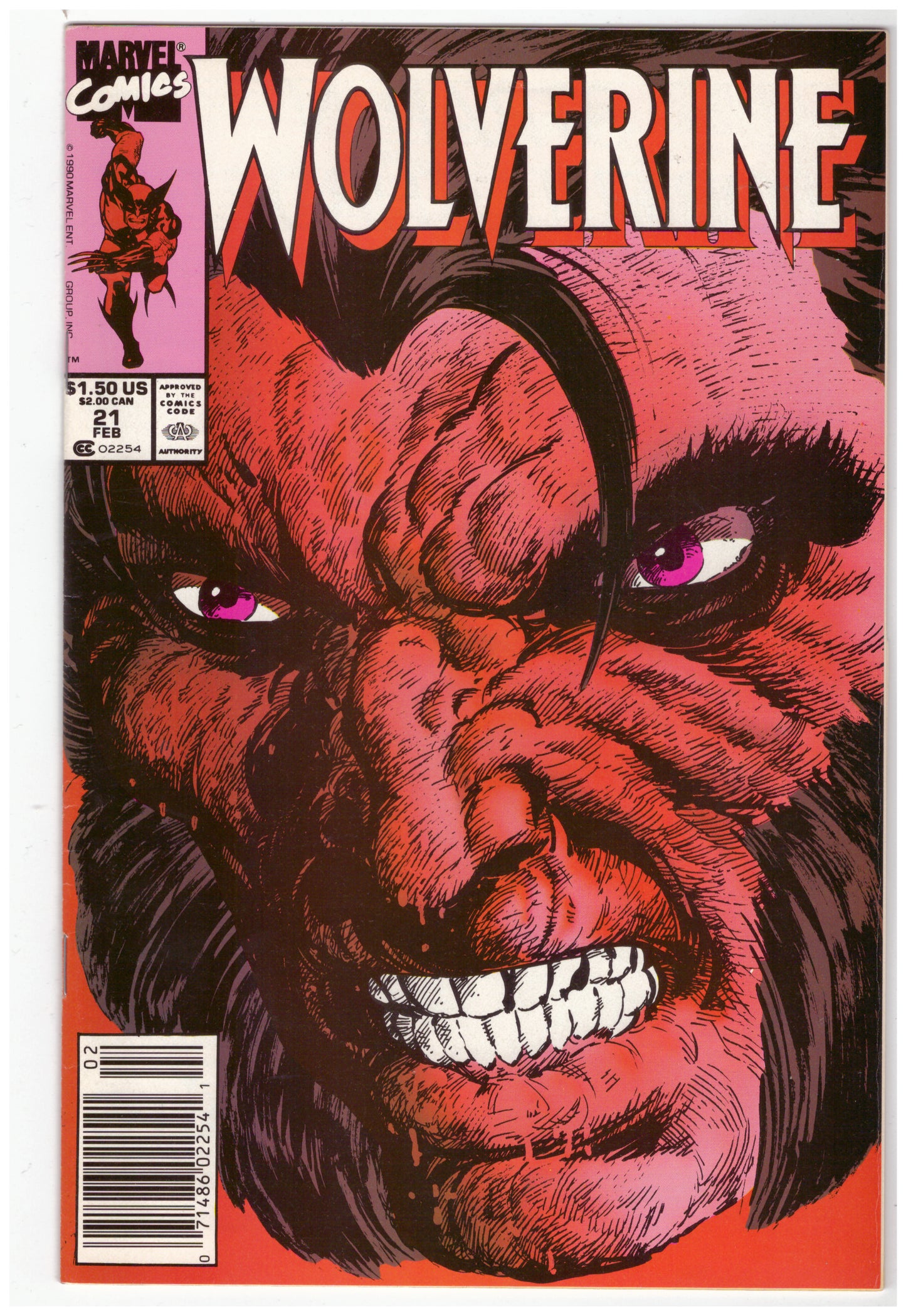 Wolverine (1988) #21 Newsstand