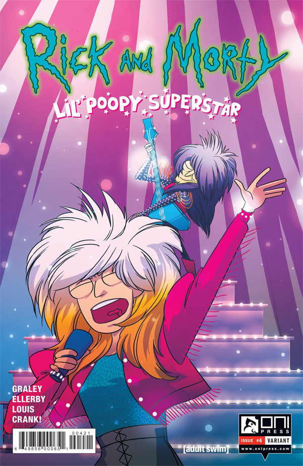 Rick and Morty Lil Poopy Superstar #4 B Cover