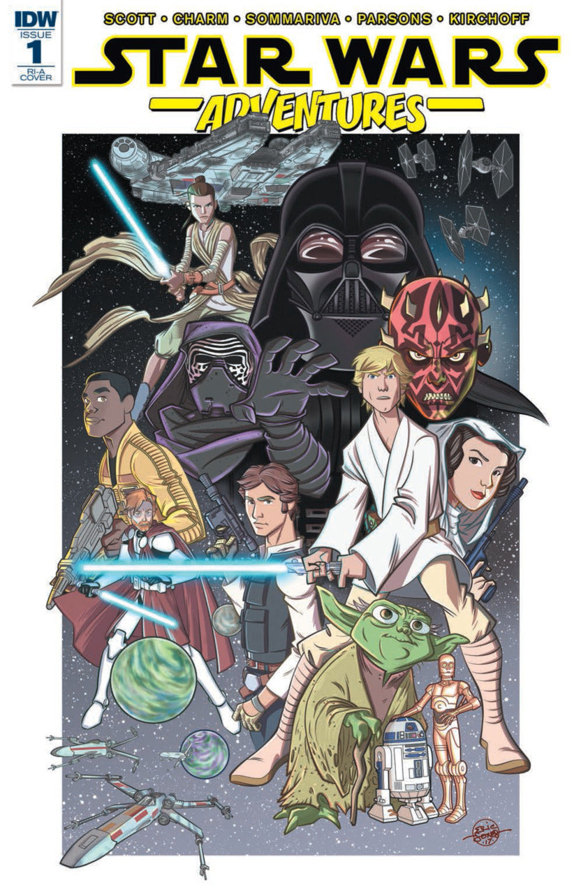 Star Wars Adventures #1 1:10 variante couverture