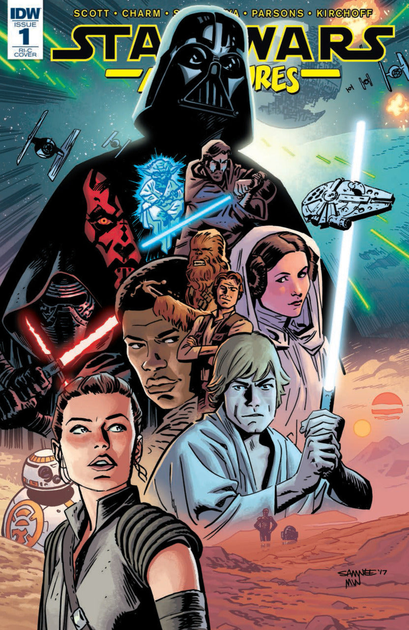 Star Wars Adventures #1 1:50 variante couverture