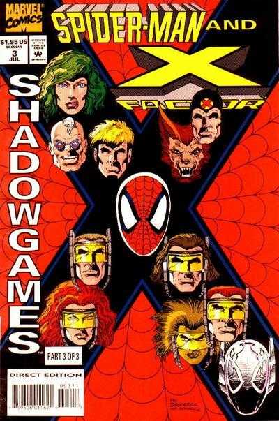 Spider-Man and X-Factor: Shadowgames 3x Set