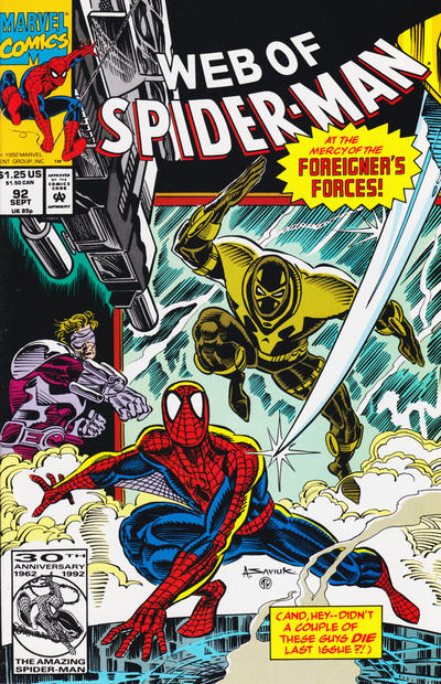 Web of Spider-Man (1985) #92