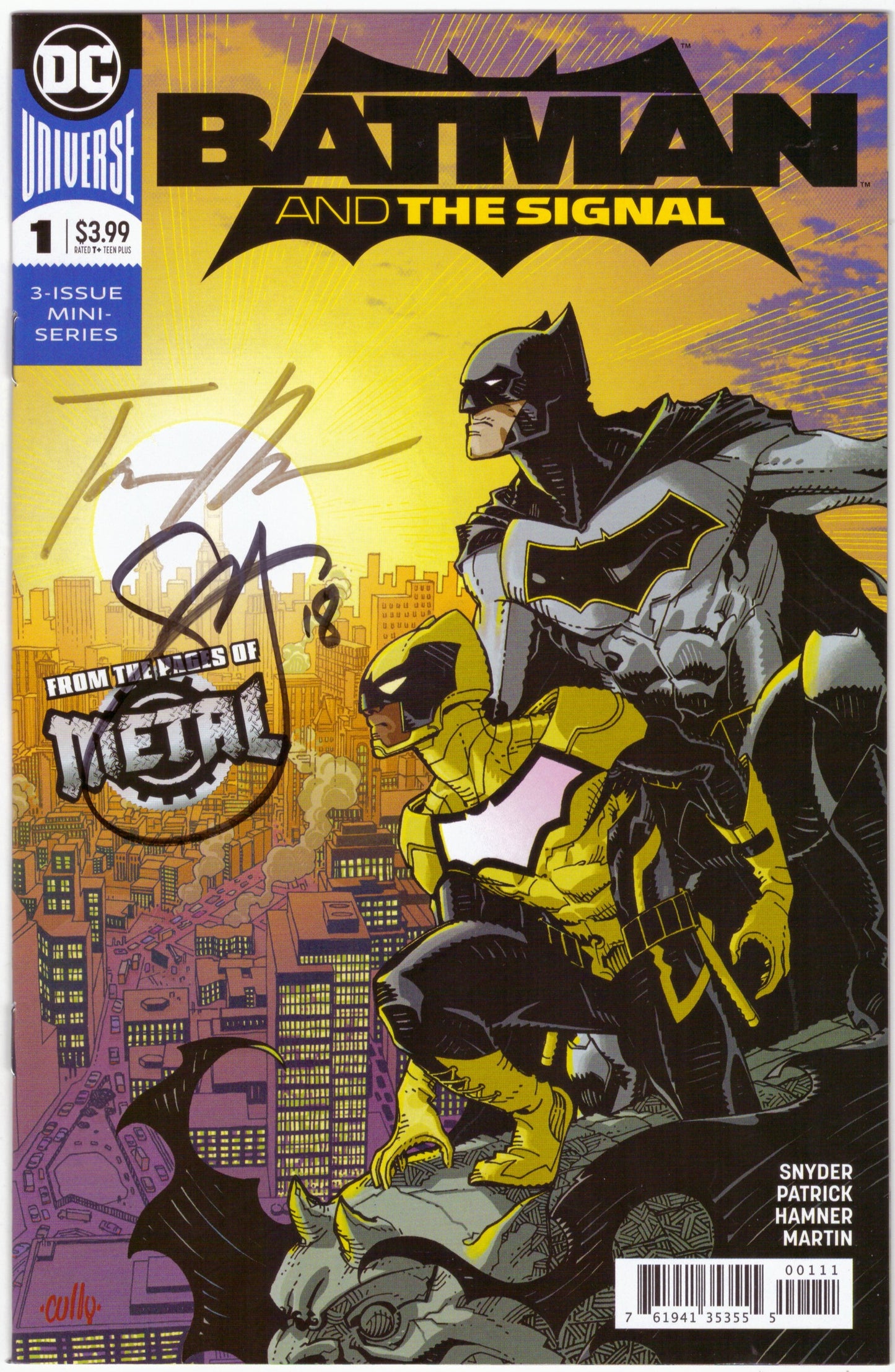 Batman and the Signal #1 - 2x Signed