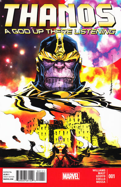 Thanos : Un dieu là-haut écoutant 4x Set