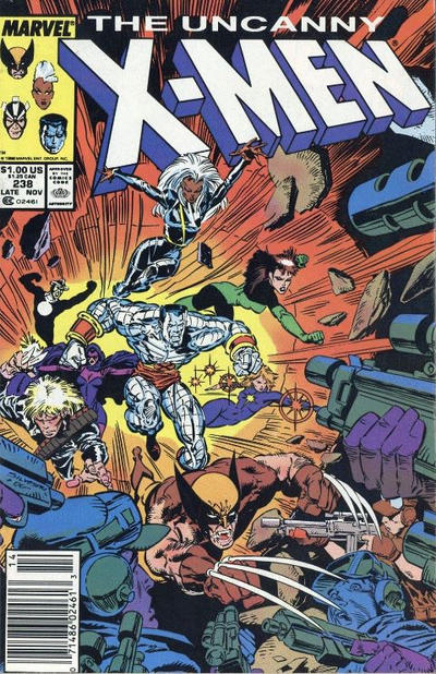 Uncanny X-Men (1963) # 238 Kiosque à journaux