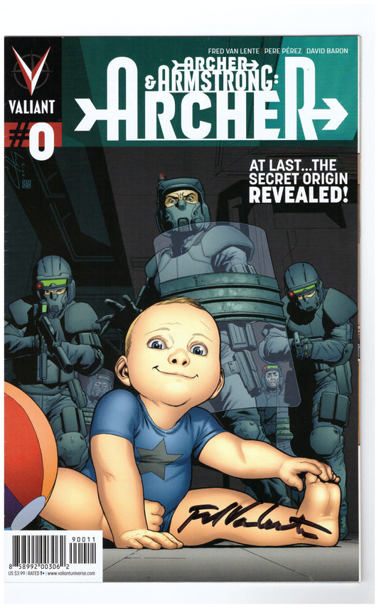 Archer and Armstrong: Archer #0 Signed