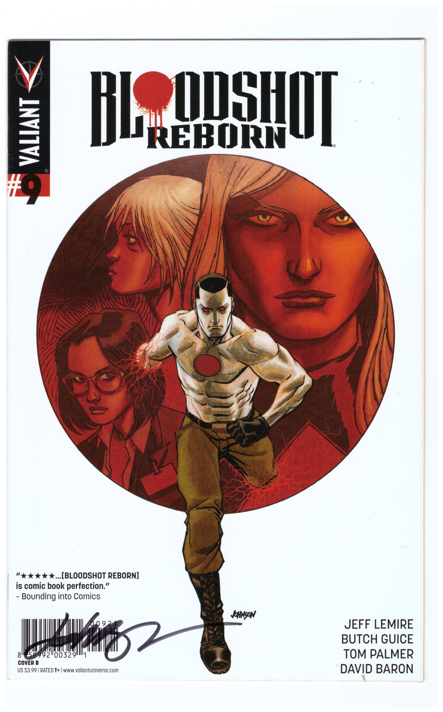 Bloodshot Reborn # 9 signé