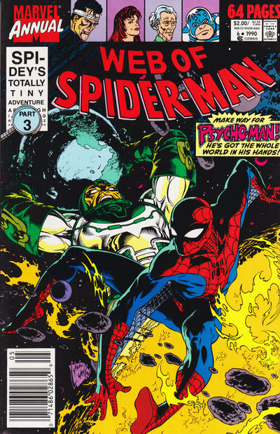 Web of Spider-Man (1985) Kiosque annuel n ° 6